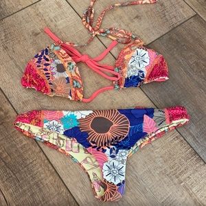 Reversible maaji bikini with cheeky bottoms - size small